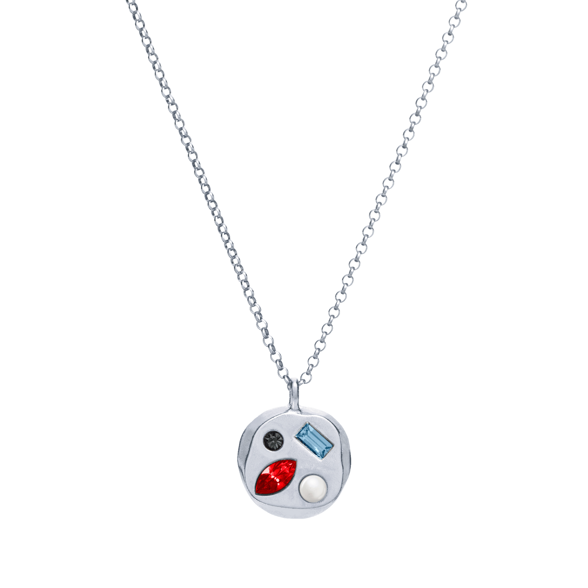 The January Fifteenth Pendant in Sterling Silver