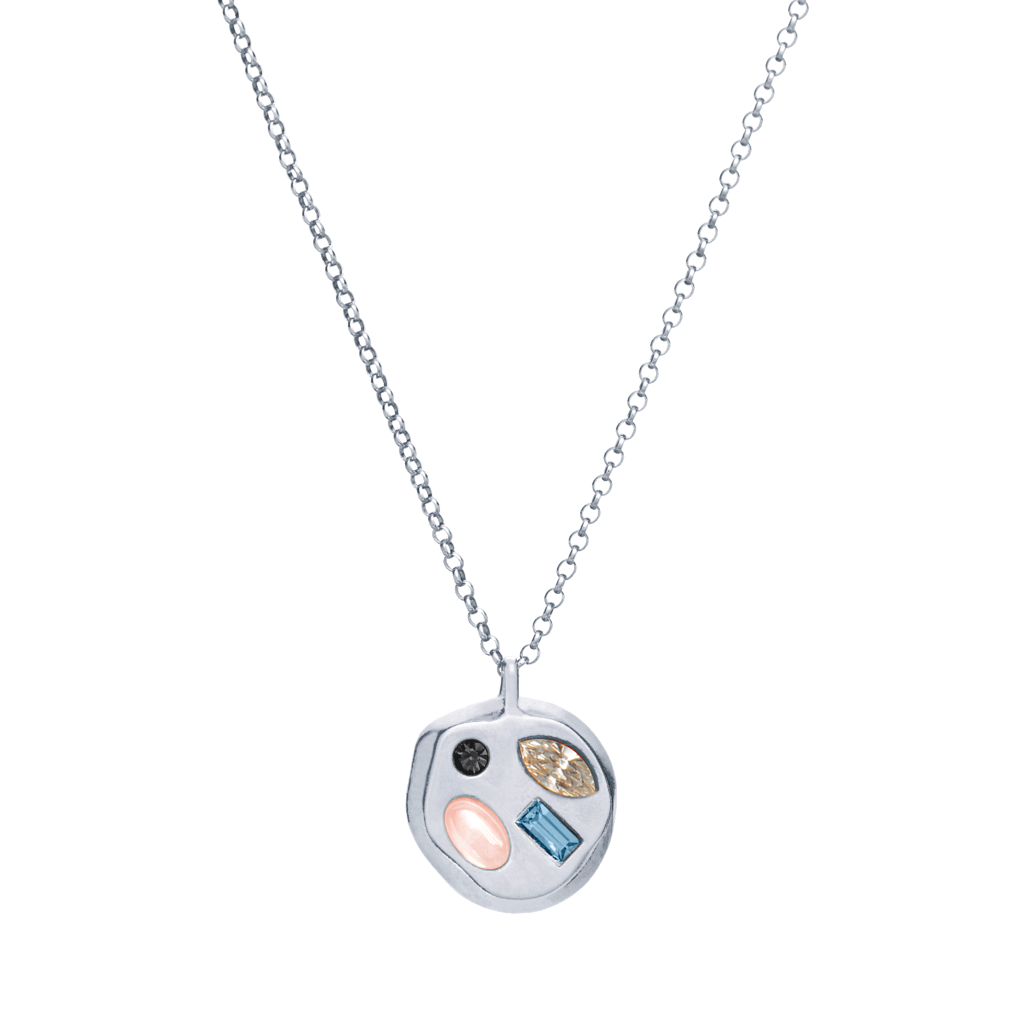 The April Thirteenth Pendant in Sterling Silver
