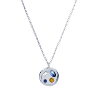 The April Sixteenth Pendant in Sterling Silver