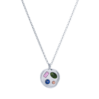 The June Fourth Pendant in Sterling Silver