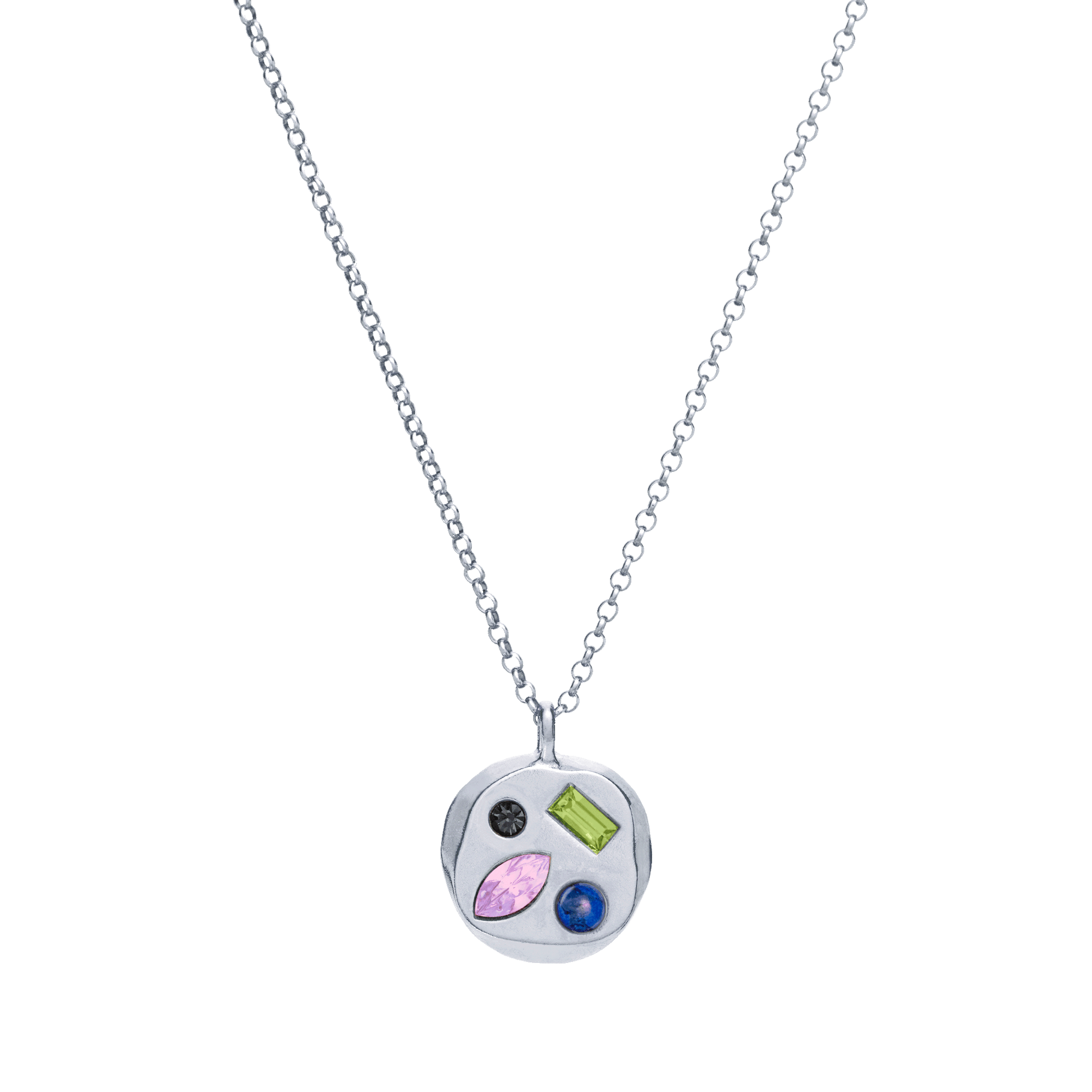 The June Fifth Pendant in Sterling Silver