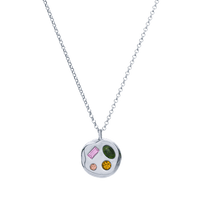 The June Sixth Pendant in Sterling Silver