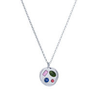 The June Ninth Pendant in Sterling Silver