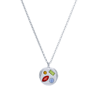 The July Tenth Pendant in Sterling Silver