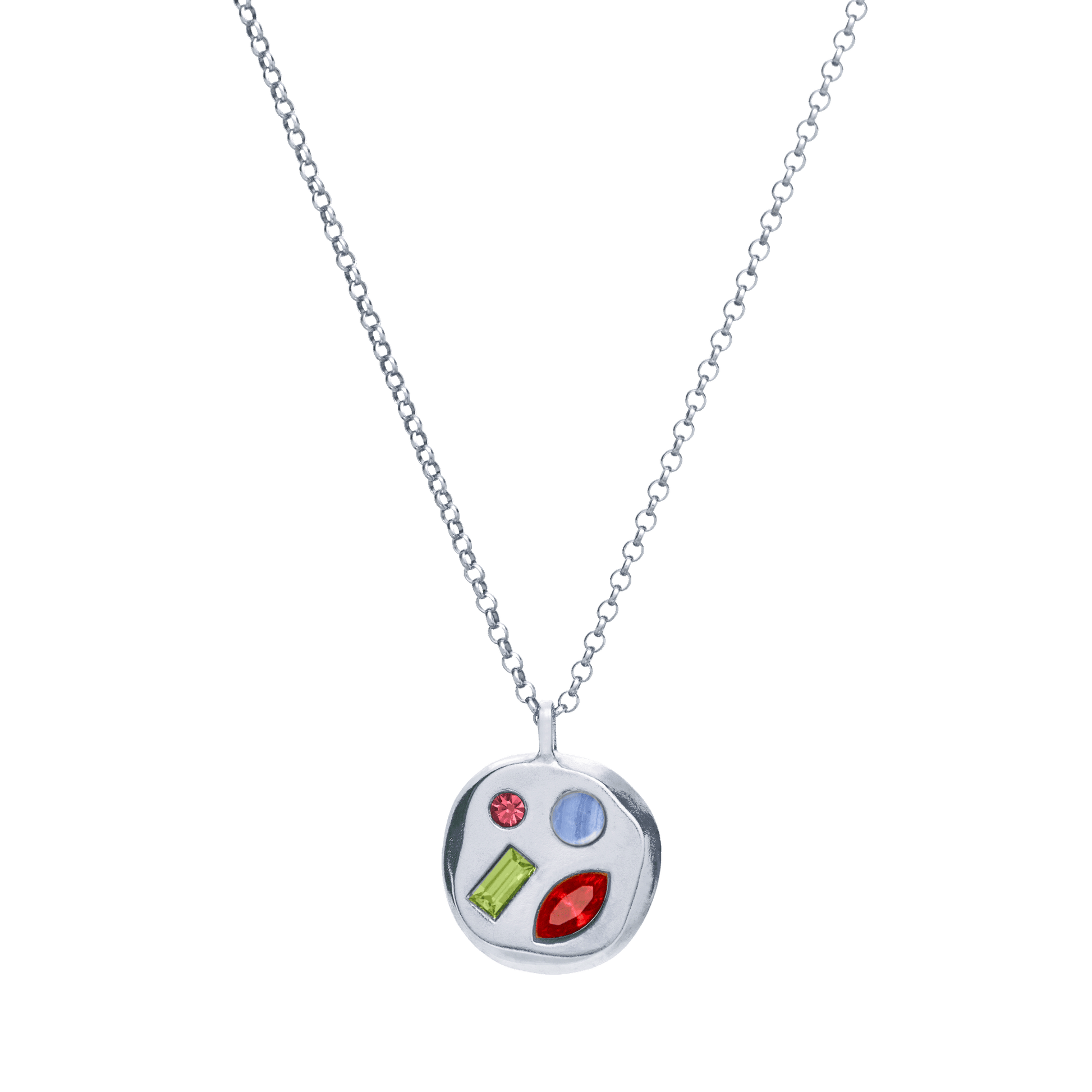 The July Twelfth Pendant in Sterling Silver