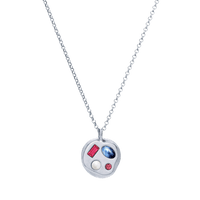 The July Nineteenth Pendant in Sterling Silver