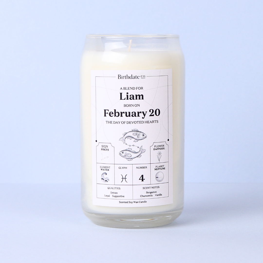 The Birthdate Candle