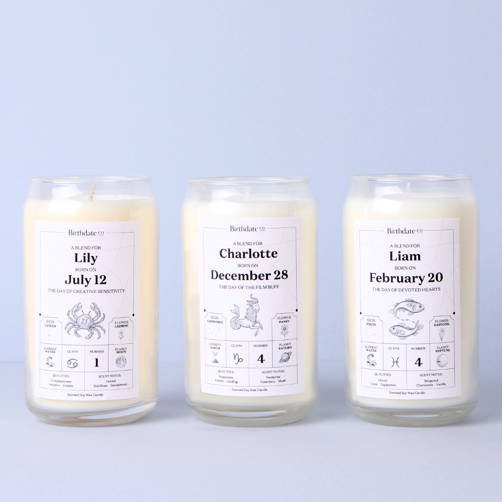 The Birthdate Candle