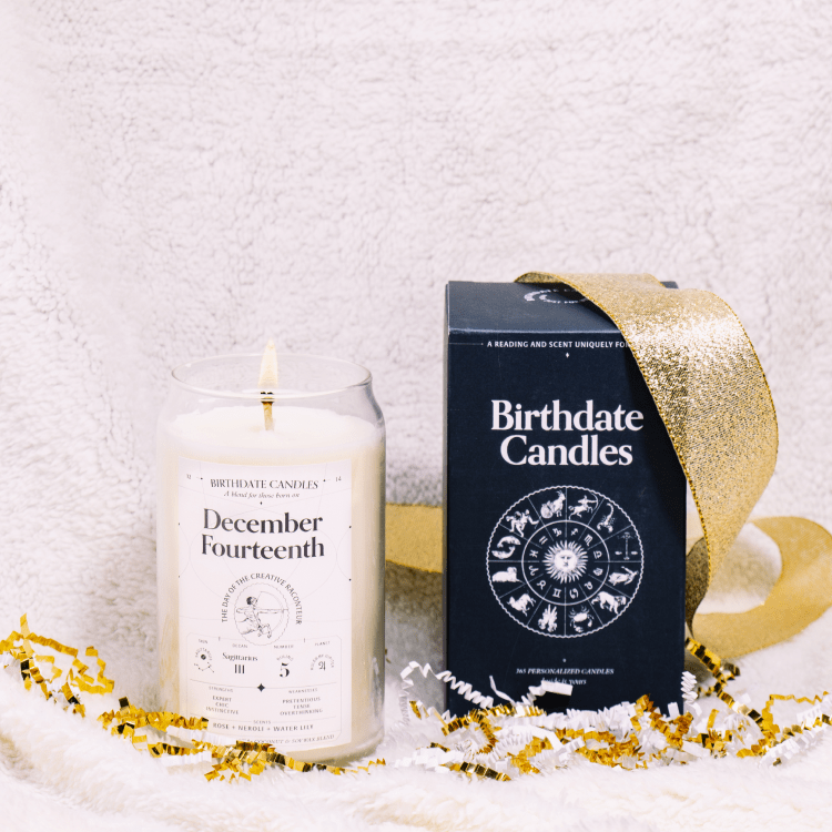 Astrology Inspired Birthday Candles Birthdate Candles UK