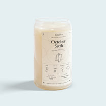 The October Sixth Birthday Candle